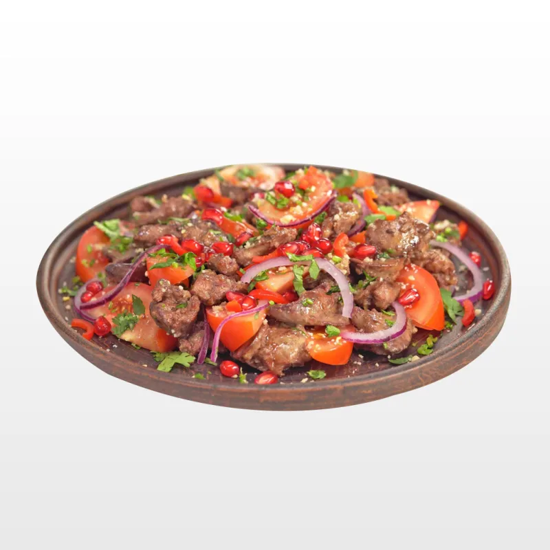 כבד עוף בסגנון גרוזיני